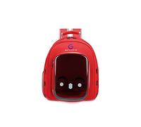 GENMARKS Cat Backpack Carrier, Pet Bubble Backpack Airline Approved, Pet Travel Carrying Bag for Small Medium Cats and Puppy with Hiking Walking Outdoor Use - (Red)