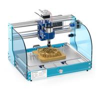 Genmitsu 3018-PROVer V2 CNC Router Machine with Full Aluminum Structure for Beginner, Mini Milling Engraver Kit with Z-Probe, Limit Switches, E-Stop, Ideal for Wood, Acrylic, MDF, Plastic, PVC