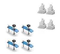 Genmitsu 4 Pack Hold Down Clamp Kit+ Clamp Block, CNC Router Clamp for Wood and Metalworking, Compatible with CNC Router Machine