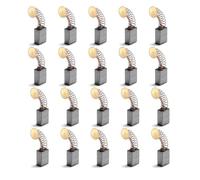 Genmitsu Carbon Brush Set, 20 Pieces Carbon Brush Replacement Set for Electric Motors, Power Tools, 0.89 × 0.58 × 3.12 cm, Suitable for Genmitsu Trimmer