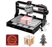 Genmitsu CNC 3018-PRO Router Kit GRBL Control 3 Axis Plastic Acrylic PCB PVC Wood Carving Milling Engraving Machine, XYZ Working Area 300x180x45mm