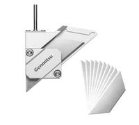 Genmitsu Drag Knife Cutter for CNC Router Machine, Precision 1/8" Shaft with Dual Bearings, Smooth Cutting Vinyl, Cardboard, Plastic, Rubber, 10PCS Blades Included