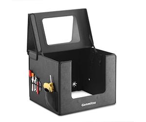 Genmitsu KABA Fold CNC Enclosure for CNC Router Machine- Noise Reduction, Dustproof, Flame-Retardant, with Side Toolbar, Compatible with Genmitsu 3020-PRO MAX & V2, 3018 Series CNC, 520 x 475 x 405mm