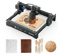 Genmitsu Laser Engraver Machine Kortek 2.5W, 200x150mm, Portable Engraving Machine for DIY Wood, Leather, Paper, Leaves, Fiber, Safety Class 1