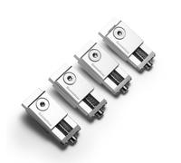 Genmitsu Upgrade Aluminum Mini Vise Toe Clamp 4PCs, High-Precision CNC Router Clamp for Woodworking & Metalworking Milling Project, Size 56 x 22 x 21mm, Low Profile