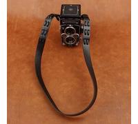 Gennuine Real Leather Neck Shoulder Strap Belt for Rollei Rolleiflex TLR Camera (cam2303 Black)