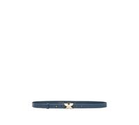 Genny twisted leather belt - Black 80-85-90