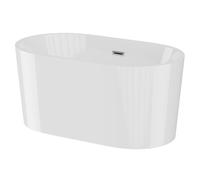 Genoa Double Ended Freestanding Bath with Waste | Gloss White | Acrylic | 1690mm x 800mm