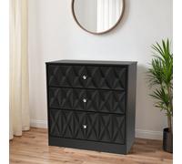 Welcome Furniture Welcome Furniutre San Jose 3 Drawer Deep Chest - Ready Assembled