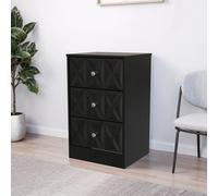 Welcome Furniture Welcome Furniutre San Jose 3 Drawer Bedside - Ready Assembled