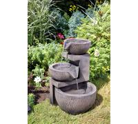 Genoa Solar Cascading Water Feature 49cm Primrose Natural One Size