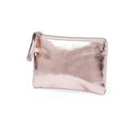 GENODA 3PCS Mini PU Leather Wallet Coin Purse Key Bag Key Holder Pocket Storage Bag Transparent Zipper Waterproof Portable Thin Coin Pouch(12.2x8cm1)