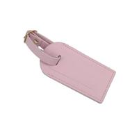 GENODA Free Custom Name Travel Passport Holder Luggage Tag Set Saffiano Leather Personalize Letters Gift Passport Cover Suitcase Label(Green)