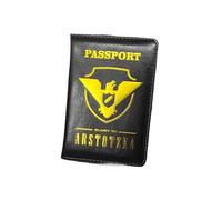 GENODA Passport Holder Pu Leather Covers for Passports Glory to Arstotzka