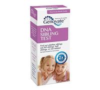 Genovate Sibling DNA Test - Results in 1-2 Days - Home DNA Test Kit for 2 Siblings - All Fees Included