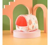 GENPICONG Cartoon Design Small Animal Sleeping Bed, Winter Warm Soft Mat for Rabbit, Squirrel, Guinea Pig, Mice, Rat and Hamster