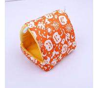 GENPICONG Cute Cartoon Winter Rabbit Squirrel Mini Cage Guinea Pig Nest Small Animal Mice Rat Pet Sleeping Bed Hamster House Warm Soft Mat