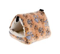 GENPICONG Heart Plush Pet Hamster Nest for Birds House Warm Comfortable Winter Parrot Hammock Cave Cage Hut Tent Pet Bird Cage Accessories