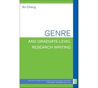 Genre and Graduate-Level Research Writing (The Michigan Series on Teaching Multilingual Writers)