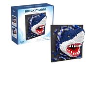 Genruron Shark Building Blocks Set, 2800 PCS 3D Wall Art Micro Building Kit