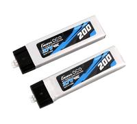 Gens Ace 200mAh 3.7v 45C 1S1P LiPo Battery for E-flite (2 PACK) G1S0200-45PH