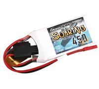 Gens Ace G-Tech 2S 7.4V 450mAh 30C LiPo Battery with BEC Connector O-GT2S0450-30B