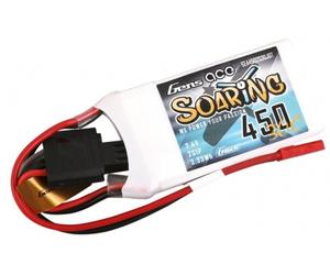Gens Ace G-Tech 2S 7.4V 450mAh 30C LiPo Battery with BEC Connector O-GT2S0450-30B