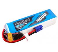Gens Ace G-Tech 4000mAh 22.2V 6S 45C LiPo Battery EC5 O-GT6S4000-45E5