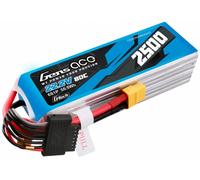 Gens Ace G-Tech 6S 22.2V 2500mAh 80C LiPo Battery XT60 O-GT6S2500-80X6