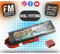 GENS ACE - G-TECH LIPO RC BATTERY Round Case 2S 7.4v 5500mAh 60C DEAN T-PLUG (FI