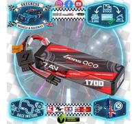 Gens Ace - LiPo Micro Battery G-Tech 2S Car 7.4V 1700mAh 35C with EC2 (Arrma GRO