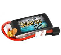 Gens Ace Soaring 1300mAh 7.4V 30C 2S LiPo Battery RC Helicopter Aircraft O-G2S1300-30M