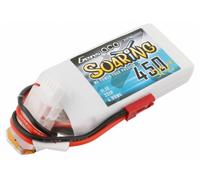 Gens Ace Soaring LiPo Battery 3S 11.1V 450mAh 30C with BEC Connector O-G3S0450-30B