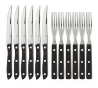 Gense - Old Farmer Classic Grill Cutlery 6+6 - Brown