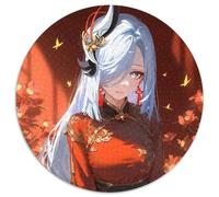 Genshin Impact 1000 Pieces Puzzles for Adults 1000 Piece Round Jigsaw Family Activity, DIY Home Decor, 67.5x67.5cm