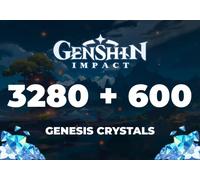 Genshin Impact - 3280 + 600 Genesis Crystals Direct Top-Up - GLOBAL