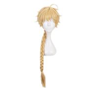 Genshin Impact Aether Lumine Wig Cosplay 85cm Long Heat Resistant Synthetic Hair Women Halloween Carnival Party + Wig Cap
