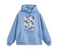 Genshin Impact Anime Costumes Furina Hoodie Cartoon Character Print Hoodie Furina Candy Colours Cute Sweatshirt