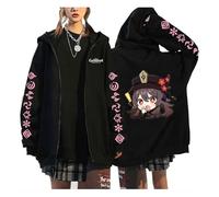 Genshin Impact Anime Zip Up Hoodie Fashion Sweatshirt Cartoon Graphic Manga Harajuku Zip-up Jackets Korean Style Streetwear (S,color 05)