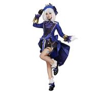 Genshin Impact Cosplay Furina Black Form Cosplay Costume Set(XL)