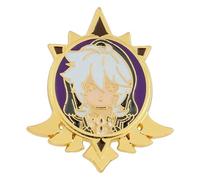 Genshin Impact Enamel Brooch Zhongli Xiao Diluc Backpack Badge Pins, Klein, Non-precious metal