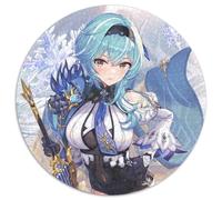 Genshin Impact Eula Lawrence 1000 Piece Jigsaw Puzzles for Adults Round Puzzle 1000 Pieces Jigsaw Creative Family Game & Home Decor, for Teenagers 67.5x67.5cm