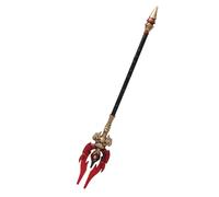 Genshin Impact Fantasy Foam Staff 100cm Lightweight PU Construction Cosplay Prop for Costume, Roleplay & Display Boys Girls Fan Gift Multiple Styles (Hu Tauo)