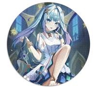 Genshin Impact Faruzan Jigsaw Puzzle 1000 Pieces Round JigsawPuzzle 1000 Pieces for Adults Intricate Design for Teenagers, DIY Decor, And Brain-Boosting Fun 67.5x67.5cm