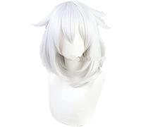 Genshin Impact Game Paimon Silver Gray Large Inner Buckle Cosplay Wig Anime Heat Resistant Synthetic Wig Wig Cap