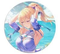Genshin Impact Jean Adult Jigsaw Puzzles 1000 Pieces Round Jigsaw Puzzle 1000 Pieces Skill Level Beginner, Great for Birthday 67.5x67.5cm