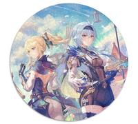 Genshin Impact Jean Jigsaw Puzzles for Adults 1000 Piece Puzzles for Adults Challenging Brain Teaser, Family Activity, Home Decor, 67.5x67.5cm