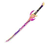 Genshin Impact Kamisato Ayaka Cosplay Swords 108cm Wood Weapon Prop Anime Cosplay Sword Suitable for COS Parties, Video Shoots (Color : A, Size : 1)