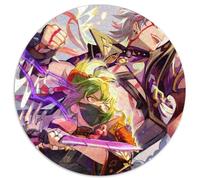 Genshin Impact Kuki Shinobu Puzzles for 1000 Piece 1000-Piece Round Jigsaw Puzzle Ideal for Lover, Perfect Christmas, New Year, Valentine's Gift 67.5x67.5cm