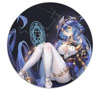 Genshin Impact Layla 1000-Piece Jigsaw Puzzle Cardboard Jigsaw for Mother'S Day, Birthdays, Christmas 67.5x67.5cm